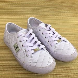 G BY GUESS Lavender Quilted Leather Shoes Size 7M